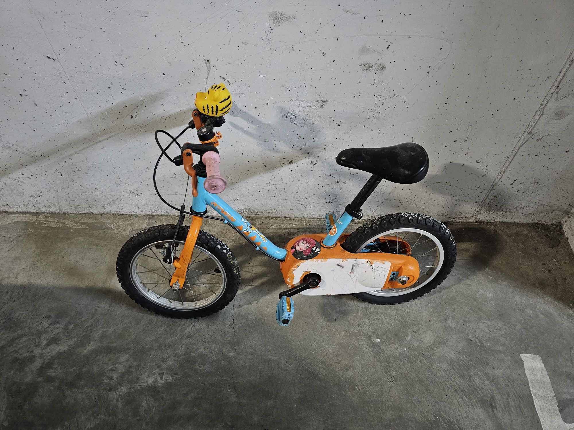 Bicicleta copii Btwin 3-6 ani cu roti ajutatoare