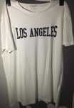 Tricou alb/negru Colin's 'Los Angeles' marime XXL(fit L) pentru baieti