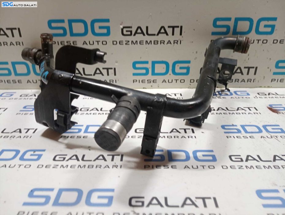 Teava Conducta Metalica Aerisire Racire Apa Skoda Superb 2 1.9 TDI 2004 - 2013 Cod 038121065 038121065C [M5550]