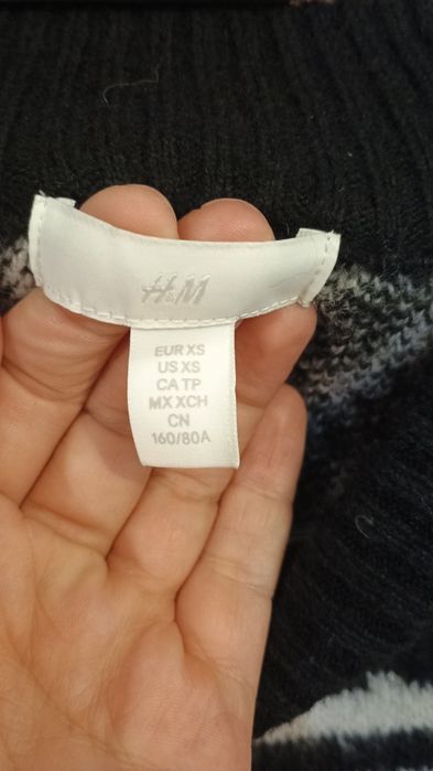 Pulover lung oversize xs H&M