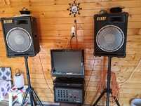 Sistem audio cu  amplificator Ross Systems si boxe Mckenzie 100 w 8 oh