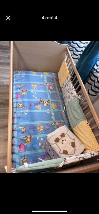 Бебешка дървена кошара