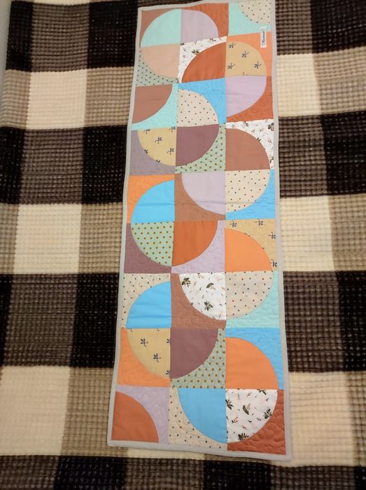 Дорожка в стиле пэчворк, ручная работа