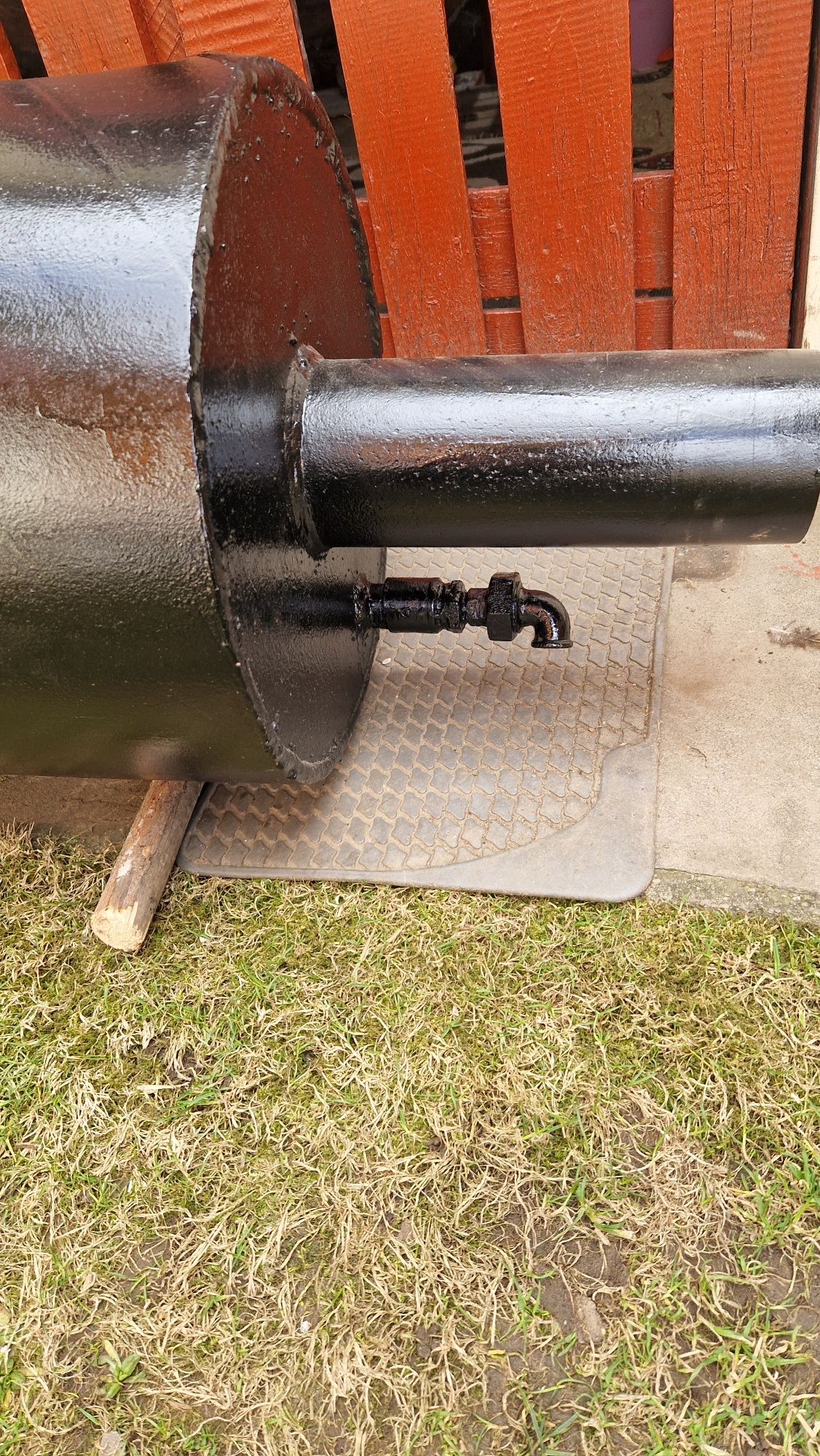 Boiler baie cu focar pe lemne