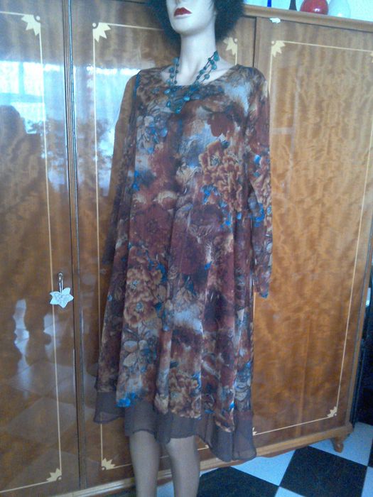 Rochie din voal, lungă, vaporoasă de ocazie