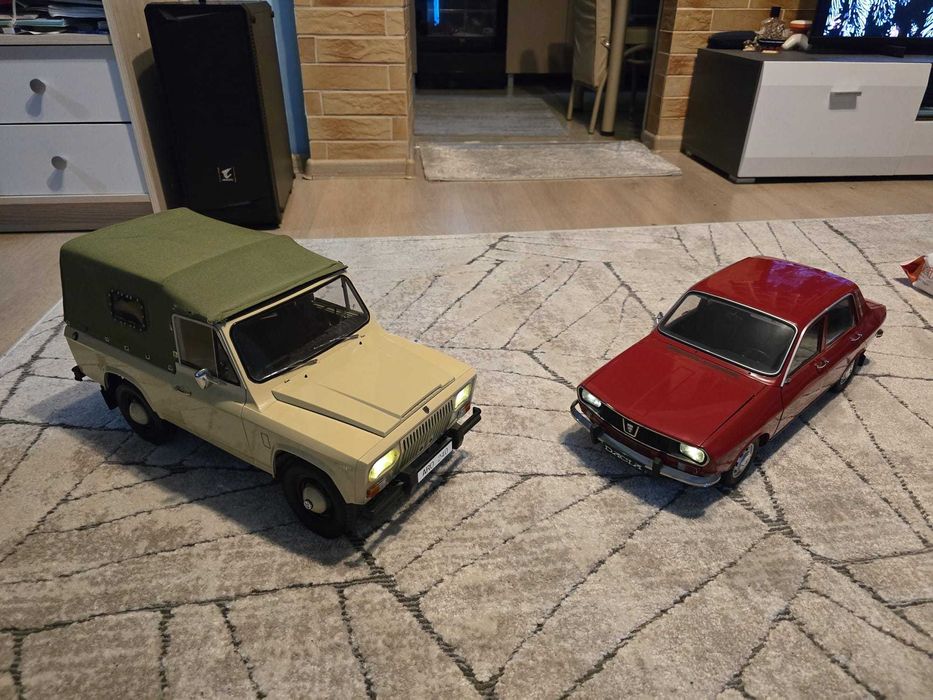 Machete Auto Colectionari Aro 240 + Dacia 1300 metal scara 1.8