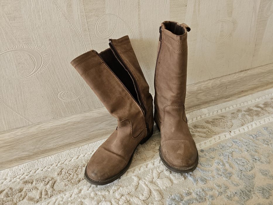 Zara сапоги для девочек 3500тг