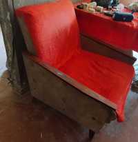 Два раздвижных советских кресла