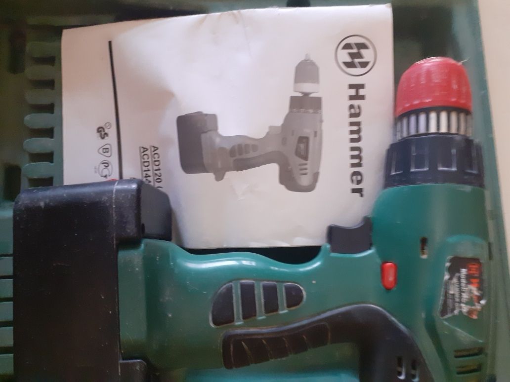 Продаётся шуроповерт HAMMER  б/у.