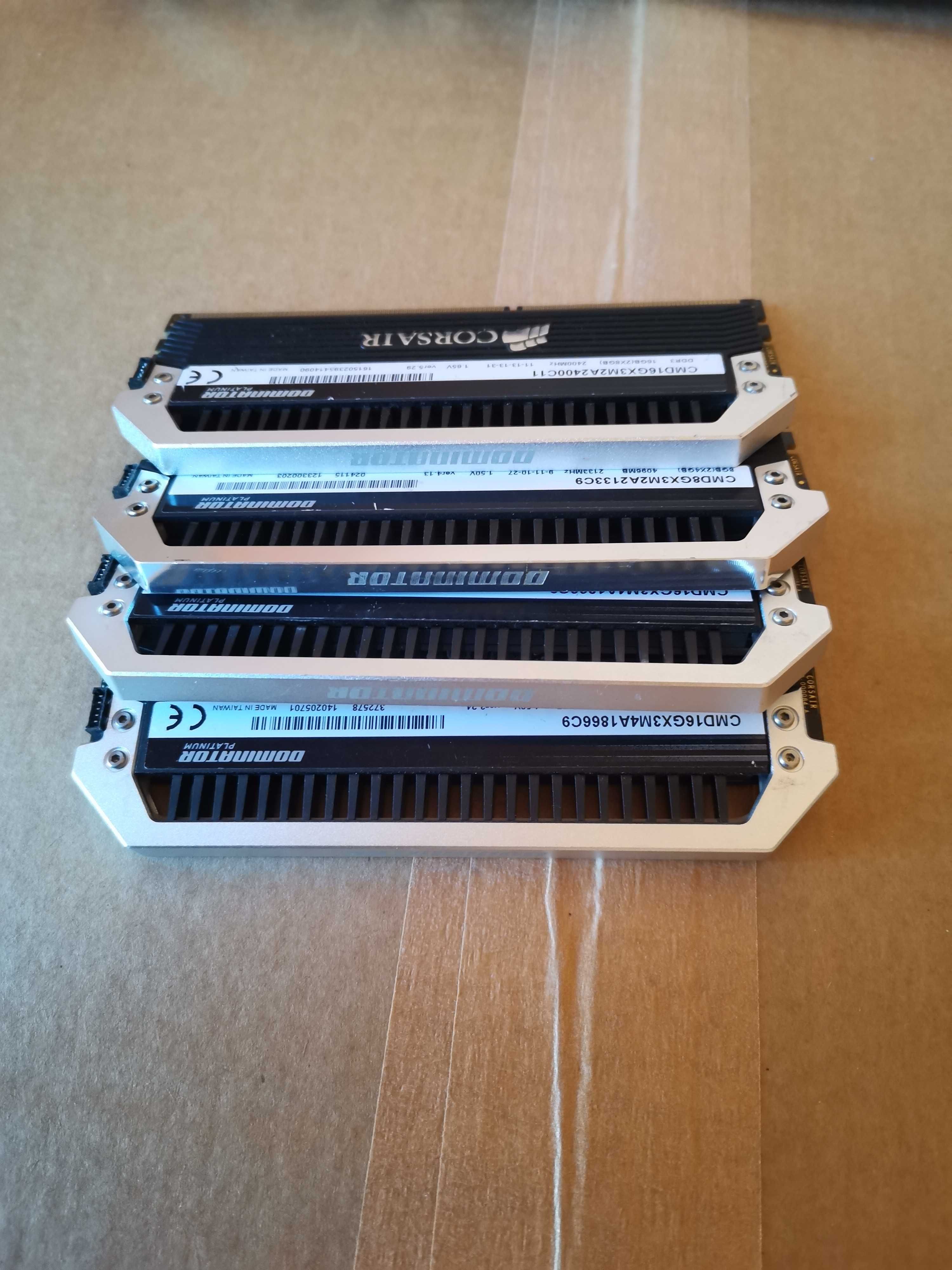 Kit memori ram DDR3 Corsair Dominator 20GB 1866MHz