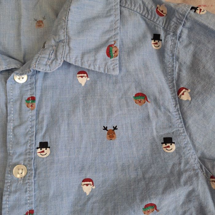 Детска памучна риза