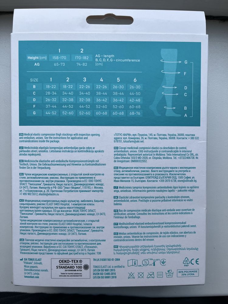 Компрессионные чулки