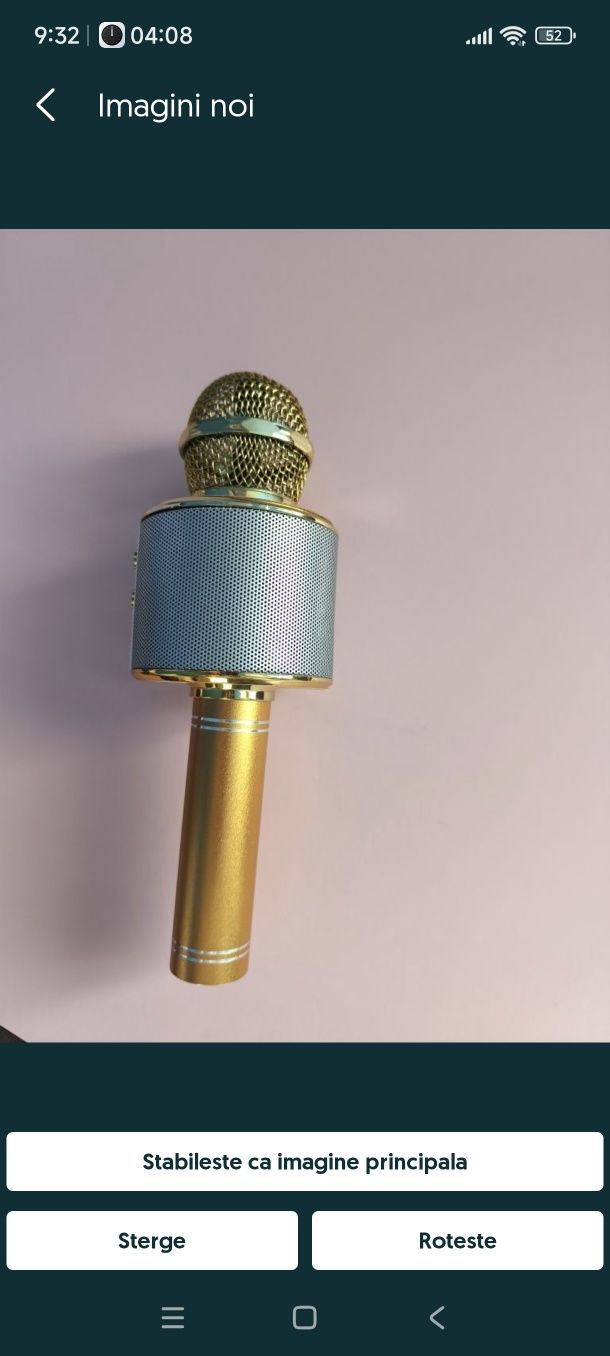 Microfon speaker Roz si aur