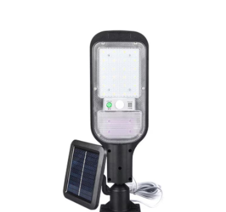 LED лампа със соларен панел JX-518, дистанционно управление, 120W