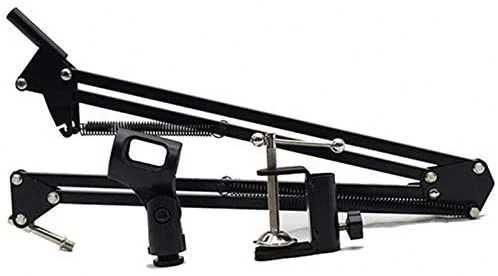 Brat flexibil microfon, Suport tip foarfeca, Prindere menghina birou