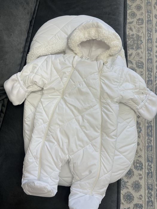 Конверт с комбинезоном комплект белый