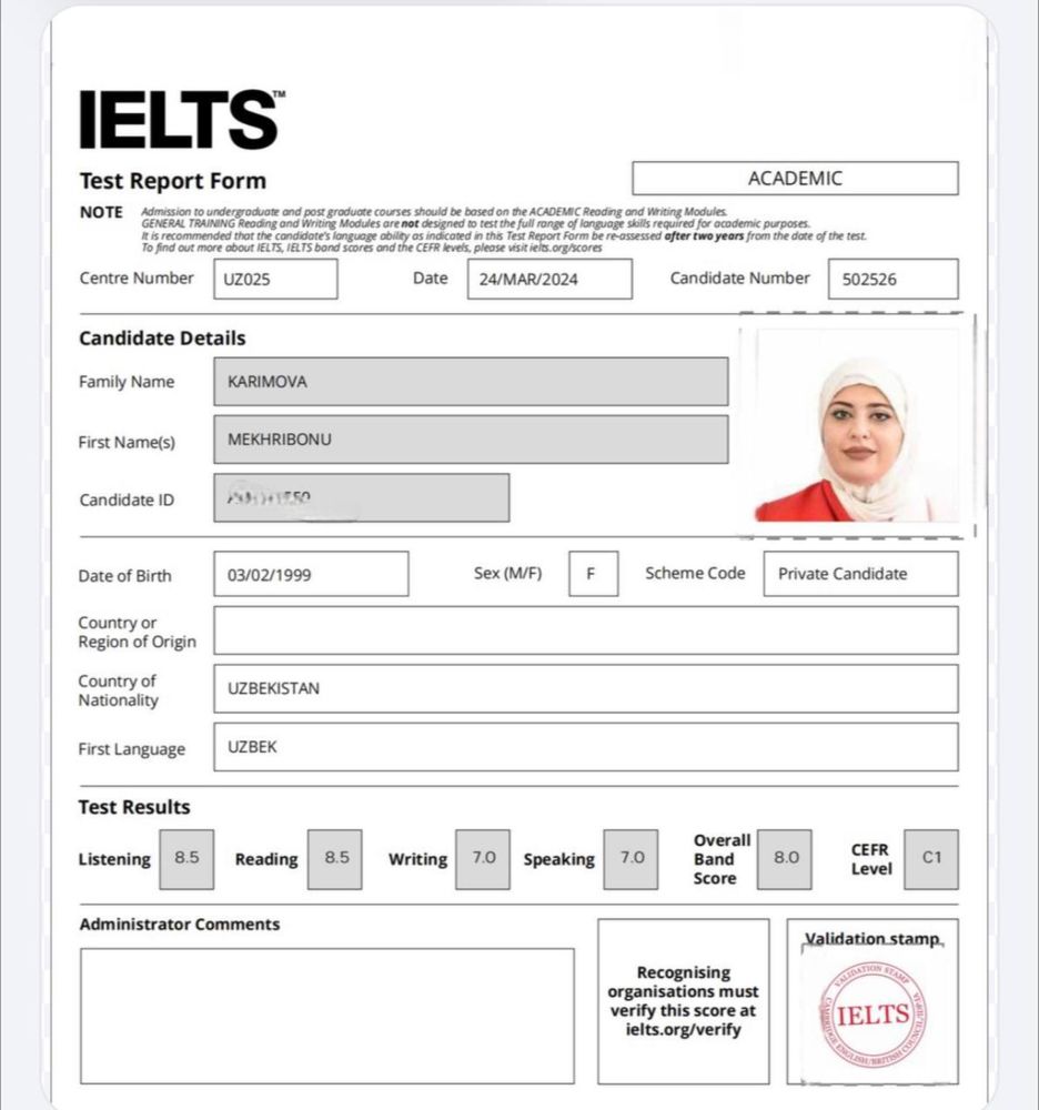 IELTS oling va Umraga bilet golib boling