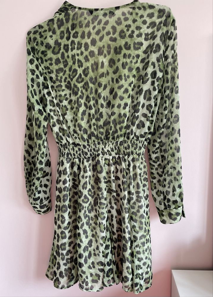 Рокля Zara S Aninal print