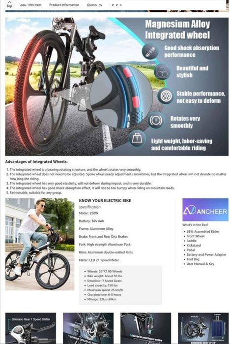 Bicicleta electrica full suspension