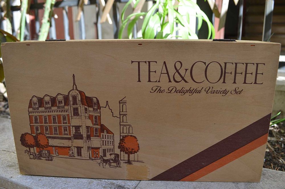 Cutie din Lemn Ceai & Cafea