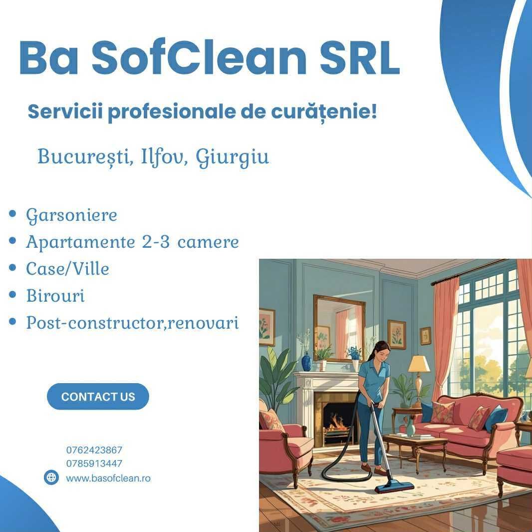 Firmă de curățenie profesională BA Sofclean