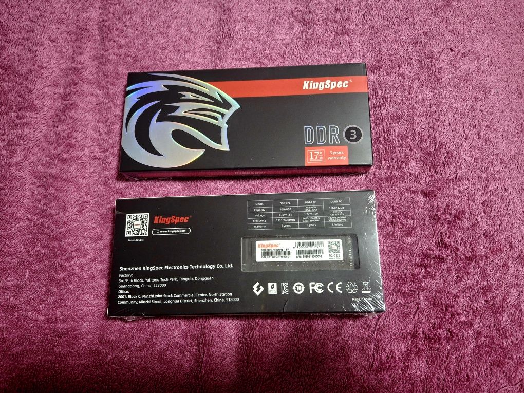 DDR3 16GB (8×2)  1600Mhz оперативная память (ОЗУ)