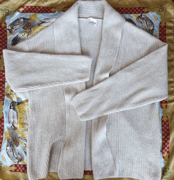 Cardigan lana angora