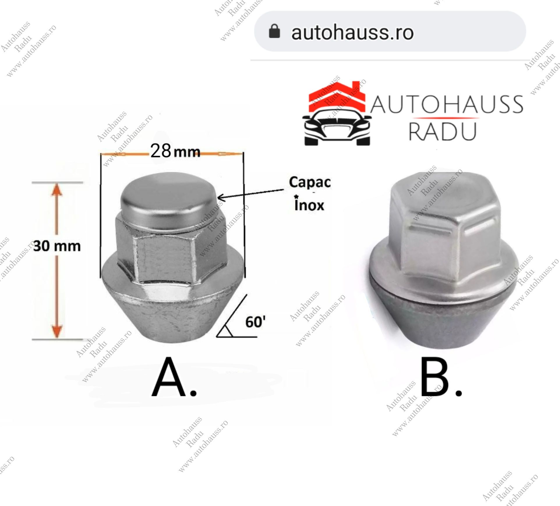 Piulite prezoane  Ford Focus Fiesta Mondeo Kuga C Max sau Volvo