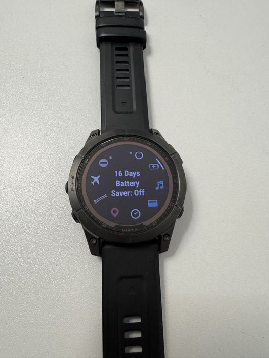 Garmin Fenix 7 Sapphire Solar 47 - fara zgarieturi, stare foarte buna