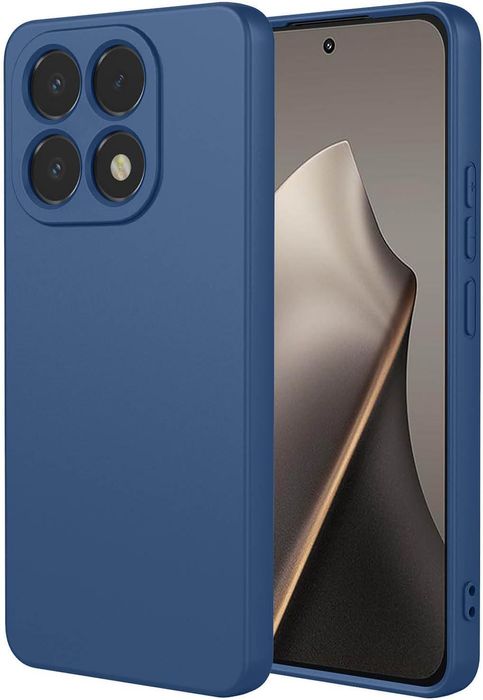 Матов силиконов кейс за xiaomi 15t pro със защита около камерите