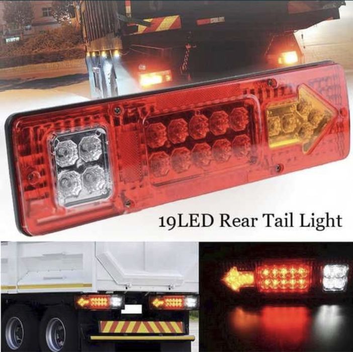 КОМПЛЕКТ! 12V Диодни стопове за ремарке, бус, платформа LED Стопове