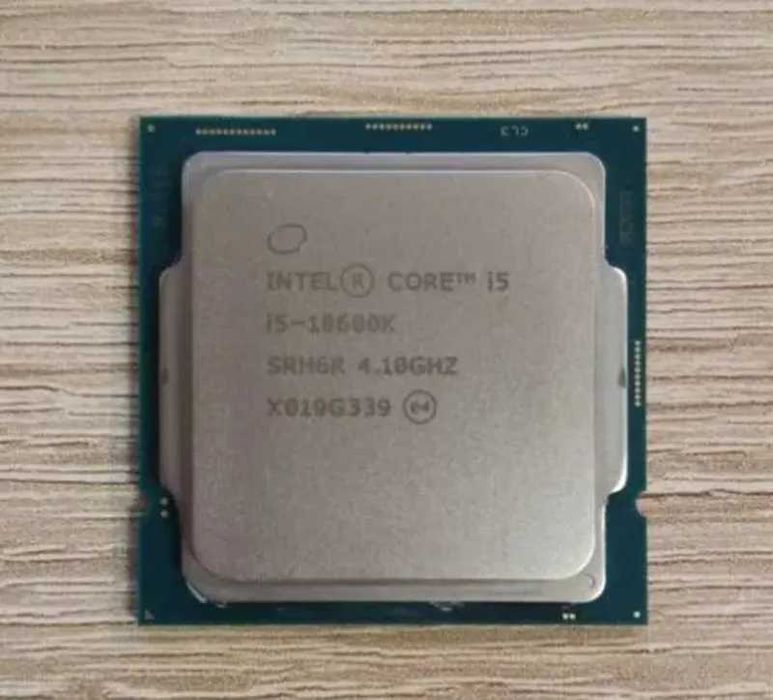 Процесор Intel Core i5-10600K+ LGA1200 + 6 ядра 12 нишки, 4.80 GHz