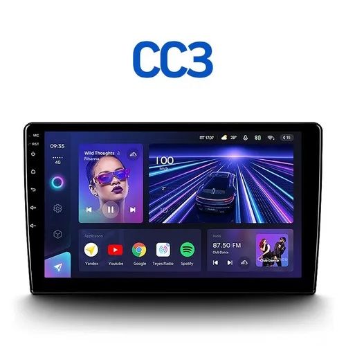 Монитор магнитола teyes cc3 4/64 9" дюймов sim card android