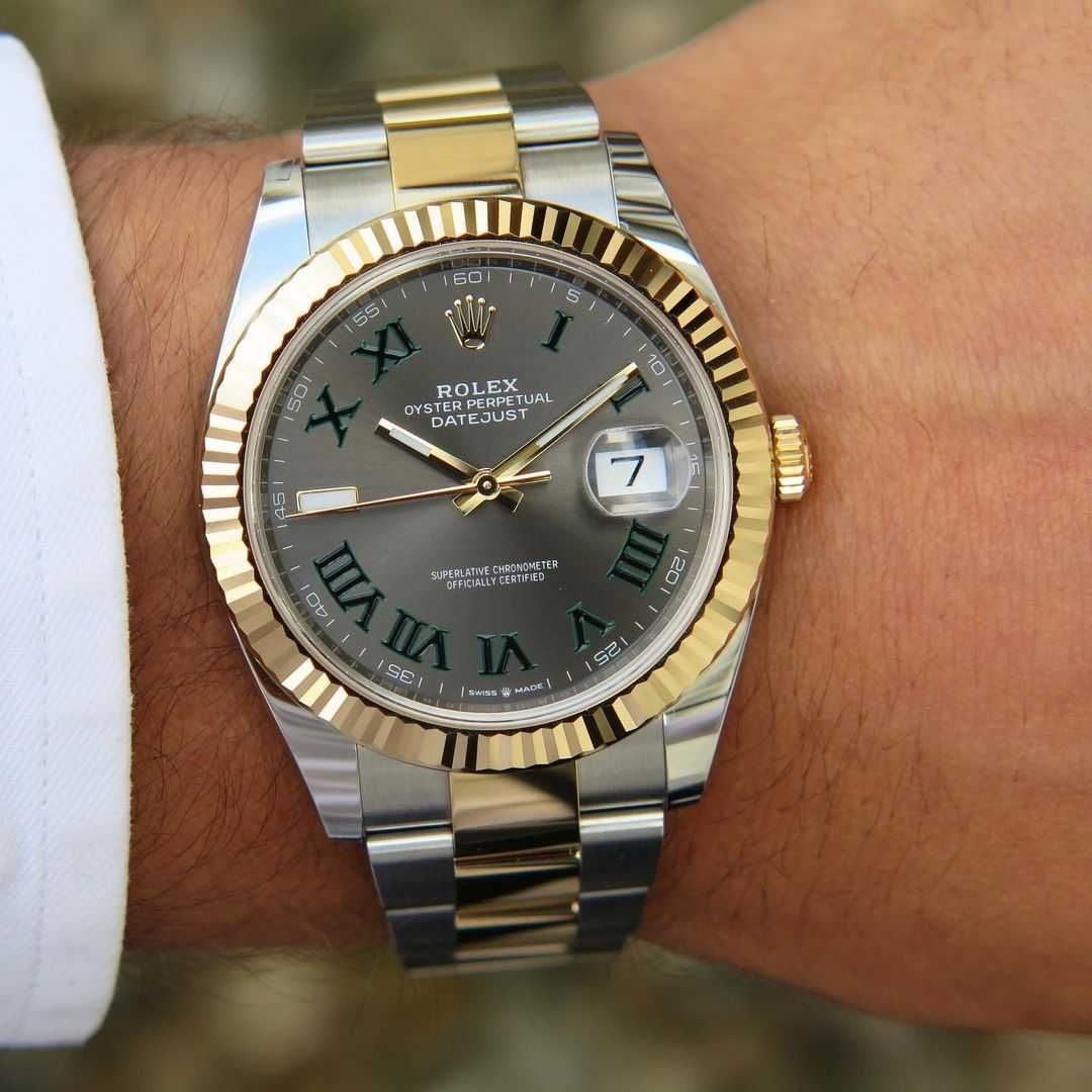 Мъжки / Часовници 41mm Wimbledon двуцветен