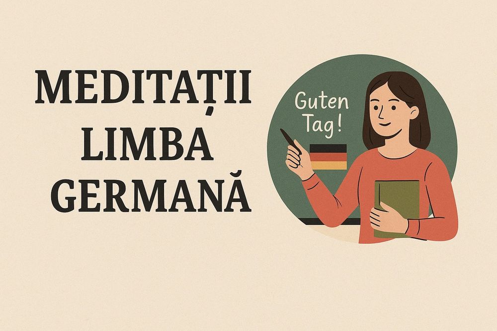 Ofer meditatii la limba Germana