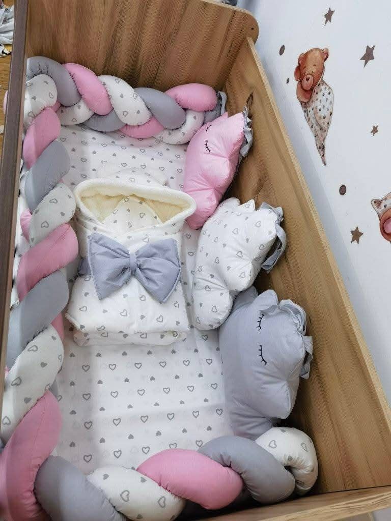 Ново Ново бебешки обиколник за кошара  в различни варианти