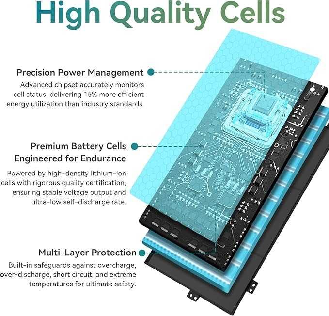 Батерия за лаптоп K KYUER 80Wh L17C4P72 за Lenovo