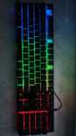 Клавиатура Gaming Trust GXT 835 Azor,RGB подсветка, black