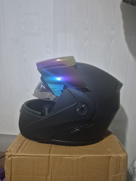 Casca scuter atv moto flip-up XL