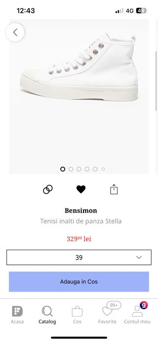 Tenisi Bensimon pânza 41