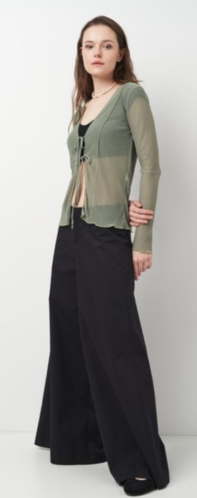 Сет на Zara, цвят маслина.