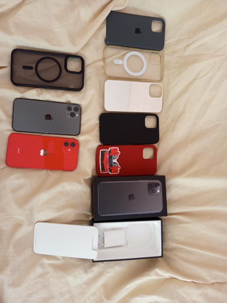 Iphone 12 red 64gb и iphone 11 pro 256gb space gray
