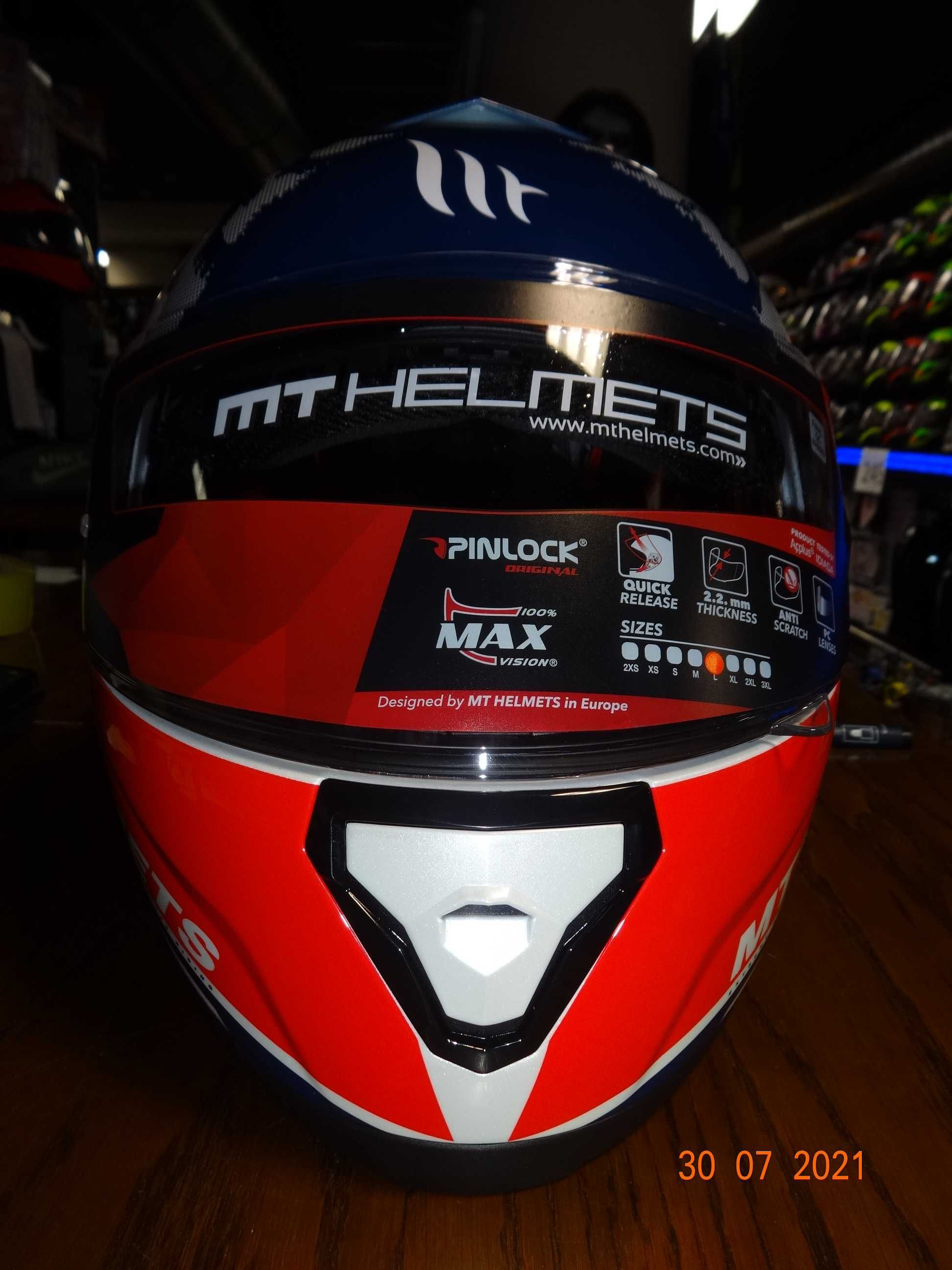 каска MT Helmets каска Thunder 3 Kingdom SV  мото каска с очила ПРОМО!