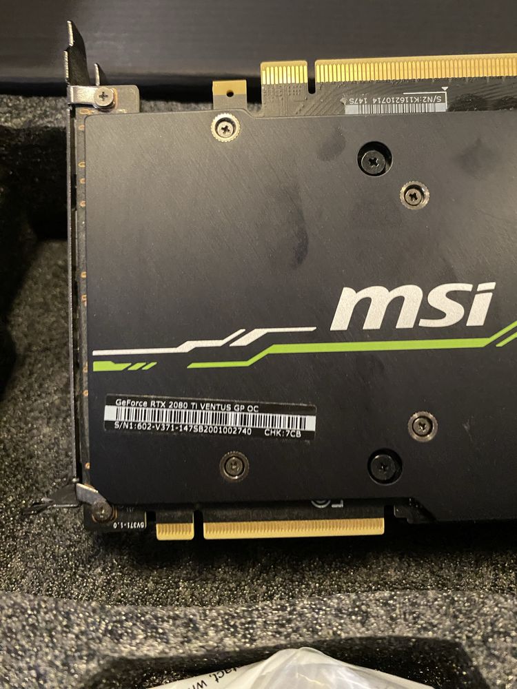 MSI GeForce 2080Ti Ventus Gp oc