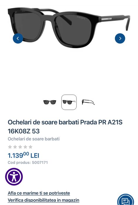 Ochelari soare PRADA