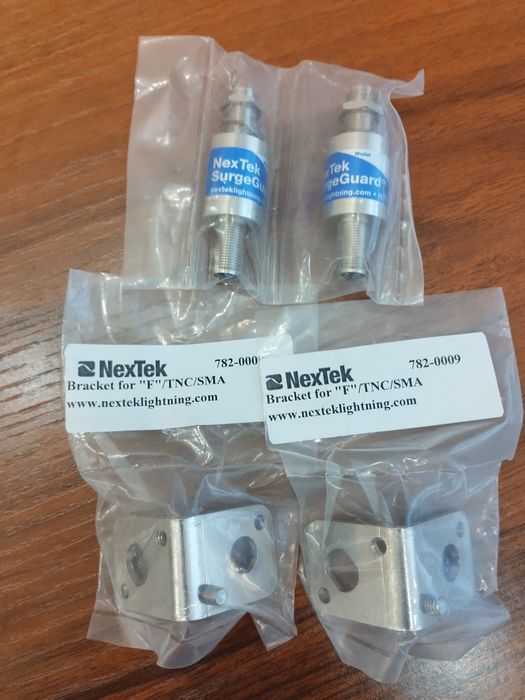 Защита от молнии  NexTek Surge Guard PTCF-02 (2 шт НОВЫХ!) |
