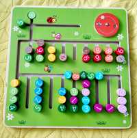 Дървена играчка за смятане Playtive arithmetic math toy lidl