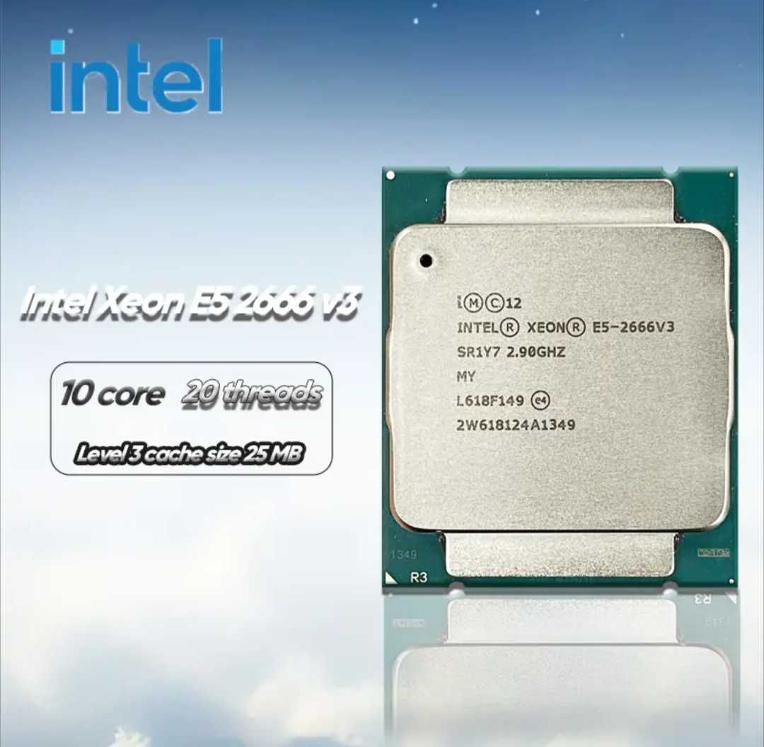 Продам процессор Xeon E5 2666 LGA-2011v3