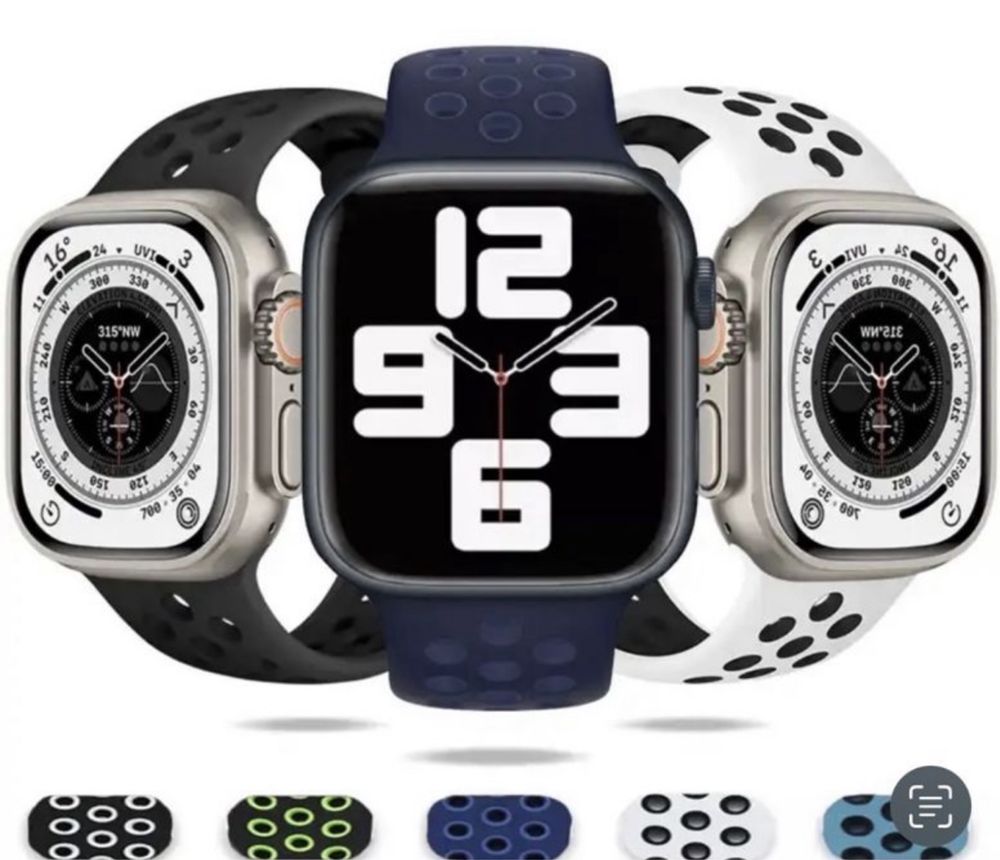 Curea Ceas Apple Watch/ULTRA Husa Gaurele Colorate Incarcator Cablu