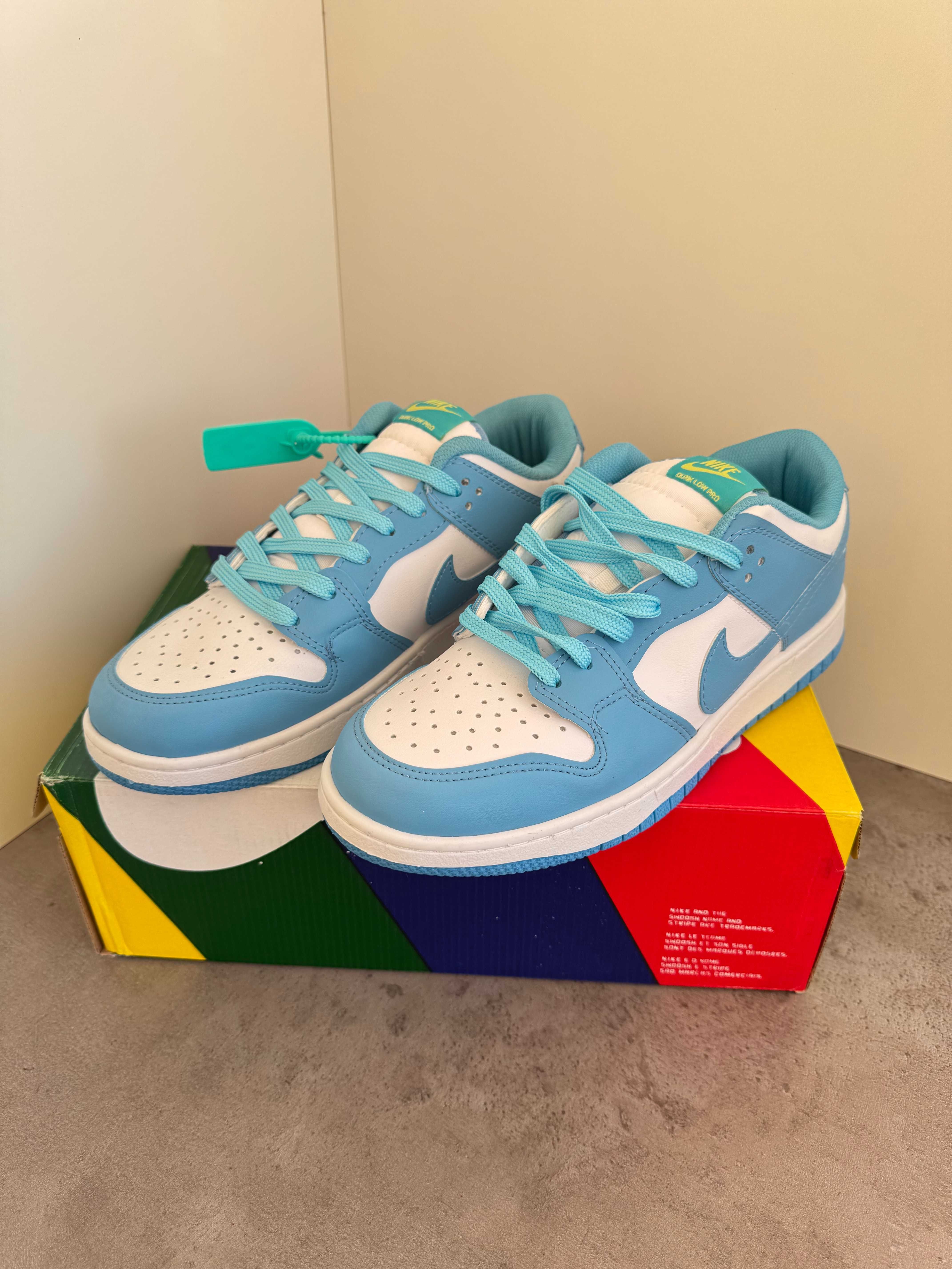 Adidași Nike Air DUNK University Blue, Unisex, NOI- Cu Cutie/Accesorii